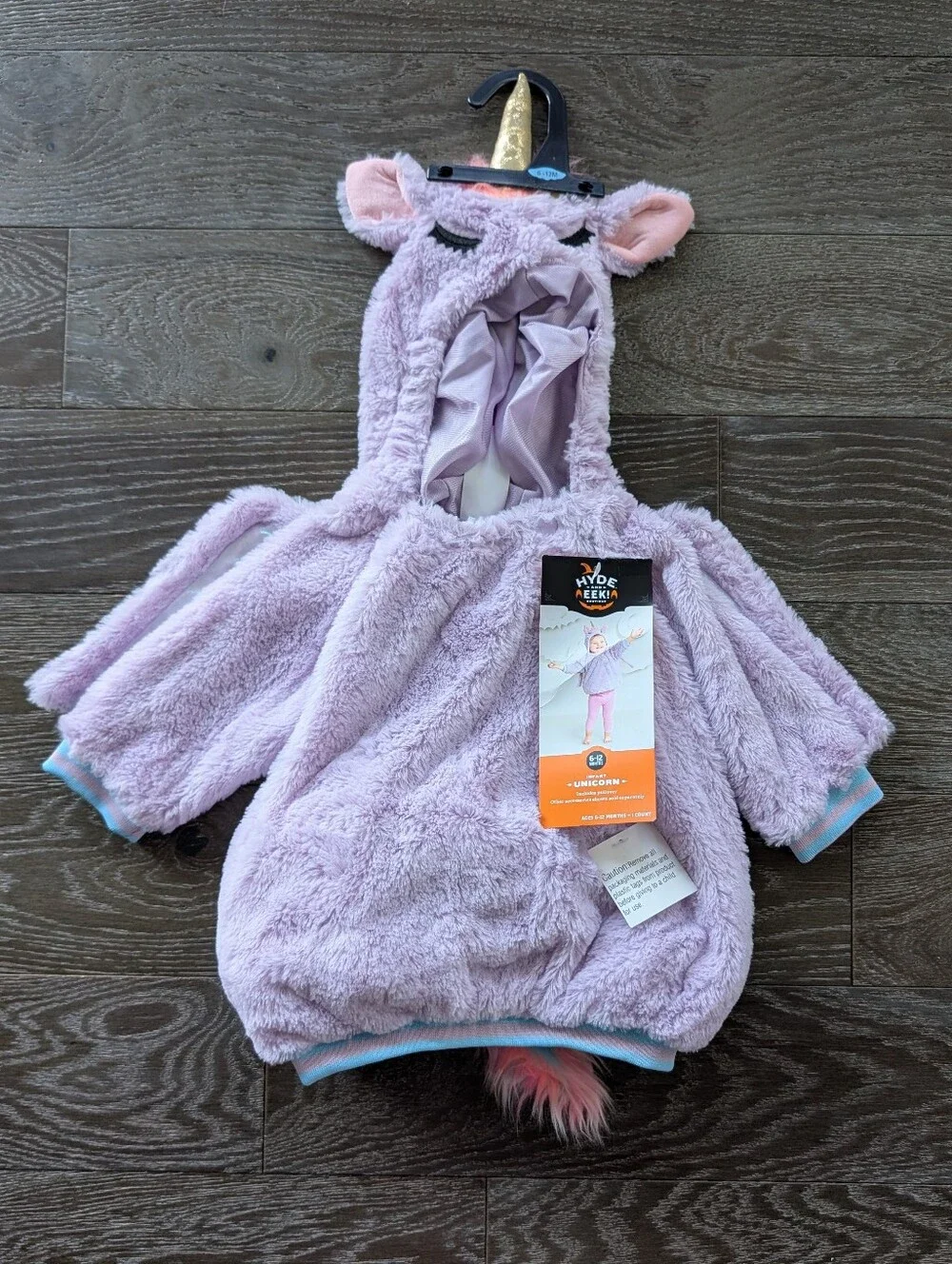 NWT Hyde and EEK! Boutique Infant Unicorn Halloween Costume Pullover 6-12 Months